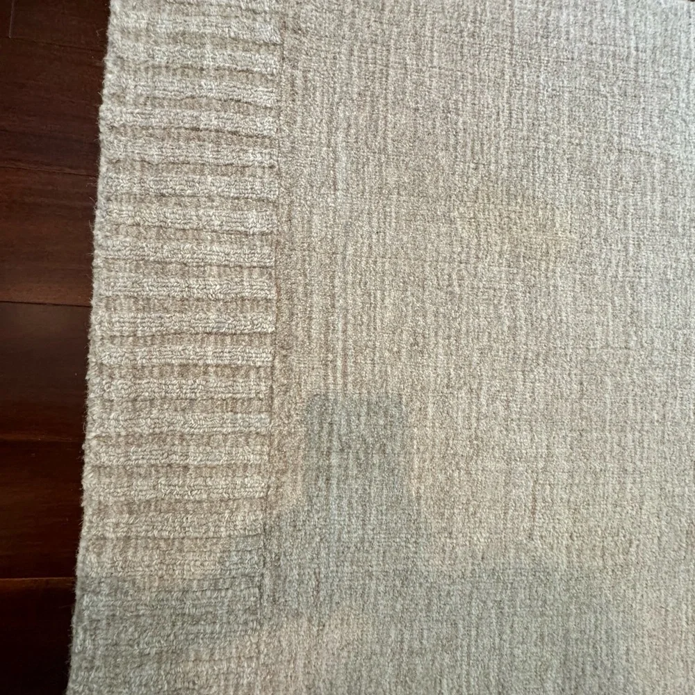 3x5 West Elm Wool Runner and Premium Rug pad